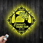 Hobbies Crafts Metal Sign Quilting Space Name 1