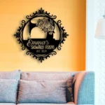 Hobbies Crafts Metal Sign Quilting Space Name 1
