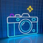 Hobbies Crafts Neon Sign Camera Take Photo Led 1
