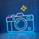 Hobbies Crafts Neon Sign Camera Take Photo Led 1