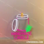 Hobbies Crafts Neon Sign Candle 1
