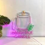 Hobbies Crafts Neon Sign Candle 1