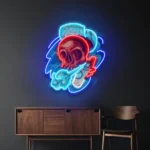 Hobbies Crafts Neon Sign Graffiti Skull 1