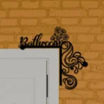 Home Decor Metal Sign Bathroom 1