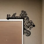 Home Decor Metal Sign Bathroom 1