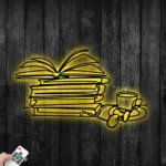 Home Decor Metal Sign Books 038 Coffee 1