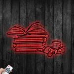 Home Decor Metal Sign Books 038 Coffee 1