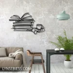 Home Decor Metal Sign Books 038 Coffee 1