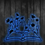 Home Decor Metal Sign Books Coffee Flower Line Art 1