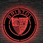 Home Decor Metal Sign Bristol Logo Car 1