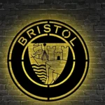 Home Decor Metal Sign Bristol Logo Car 1