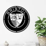 Home Decor Metal Sign Bristol Logo Car 1