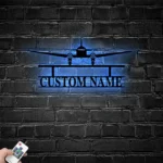 Home Decor Metal Sign Custom Airline 1