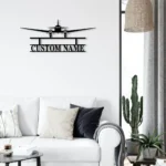 Home Decor Metal Sign Custom Airline 1