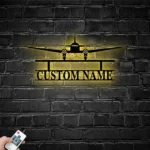 Home Decor Metal Sign Custom Airline 1