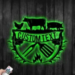 Home Decor Metal Sign Custom Best Barbecue 1