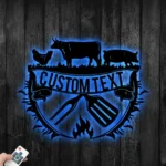 Home Decor Metal Sign Custom Best Barbecue 1