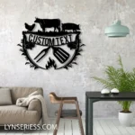 Home Decor Metal Sign Custom Best Barbecue 1