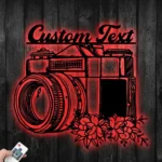 Home Decor Metal Sign Custom Camera 1
