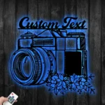 Home Decor Metal Sign Custom Camera 1