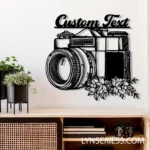 Home Decor Metal Sign Custom Camera 1
