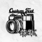 Home Decor Metal Sign Custom Camera 1