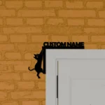 Home Decor Metal Sign Custom Cat 1