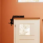 Home Decor Metal Sign Custom Cat 1