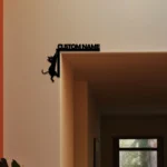 Home Decor Metal Sign Custom Cat 1