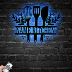 Home Decor Metal Sign Custom Chef Tools 1