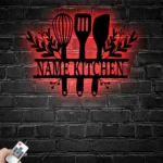 Home Decor Metal Sign Custom Chef Tools 1