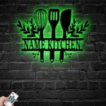 Home Decor Metal Sign Custom Chef Tools 1