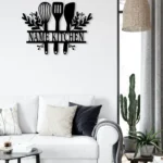 Home Decor Metal Sign Custom Chef Tools 1