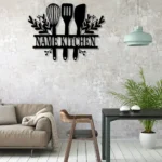 Home Decor Metal Sign Custom Chef Tools 1