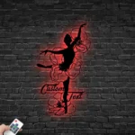 Home Decor Metal Sign Custom Flower Ballerina Dance 1