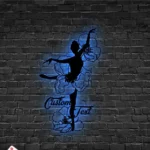 Home Decor Metal Sign Custom Flower Ballerina Dance 1