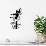 Home Decor Metal Sign Custom Flower Ballerina Dance 1