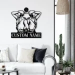 Home Decor Metal Sign Custom Gemini Zodiac Symbol Constellation Stars 1