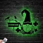 Home Decor Metal Sign Custom Gnome 1