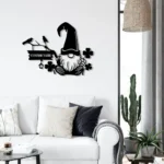 Home Decor Metal Sign Custom Gnome 1