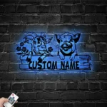 Home Decor Metal Sign Custom Goat Pig Farmhouse 1