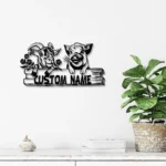 Home Decor Metal Sign Custom Goat Pig Farmhouse 1