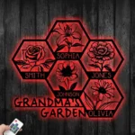 Home Decor Metal Sign Custom Grandma8217s Garden 1
