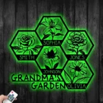 Home Decor Metal Sign Custom Grandma8217s Garden 1