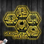 Home Decor Metal Sign Custom Grandma8217s Garden 1
