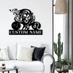 Home Decor Metal Sign Custom Leo Zodiac Symbol Constellation Stars 1