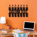 Home Decor Metal Sign Custom Pencil 1