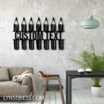 Home Decor Metal Sign Custom Pencil 1