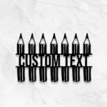 Home Decor Metal Sign Custom Pencil 1