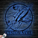 Home Decor Metal Sign Custom Spaceship 1